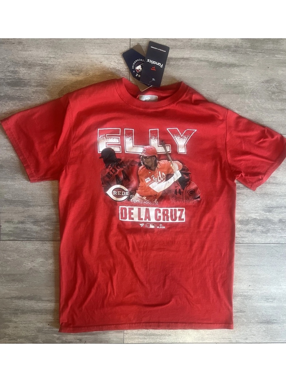 Elly De La Cruz Fanatics Cincinnati Reds Men's Red M T-Shirt Baseball NWT